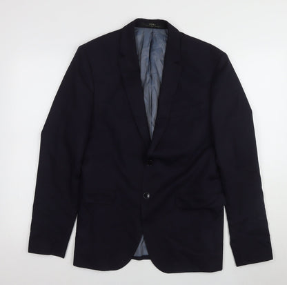 Zara Men's Black Blazer, Size 38R, Excellent Condition