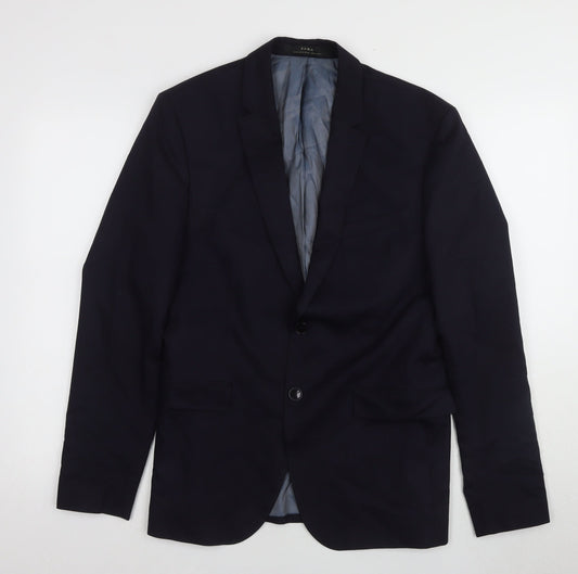 Zara Men's Black Blazer, Size 38R, Excellent Condition