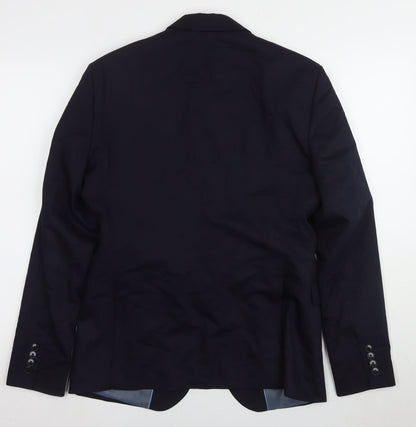 Zara Men's Black Blazer, Size 38R, Excellent Condition