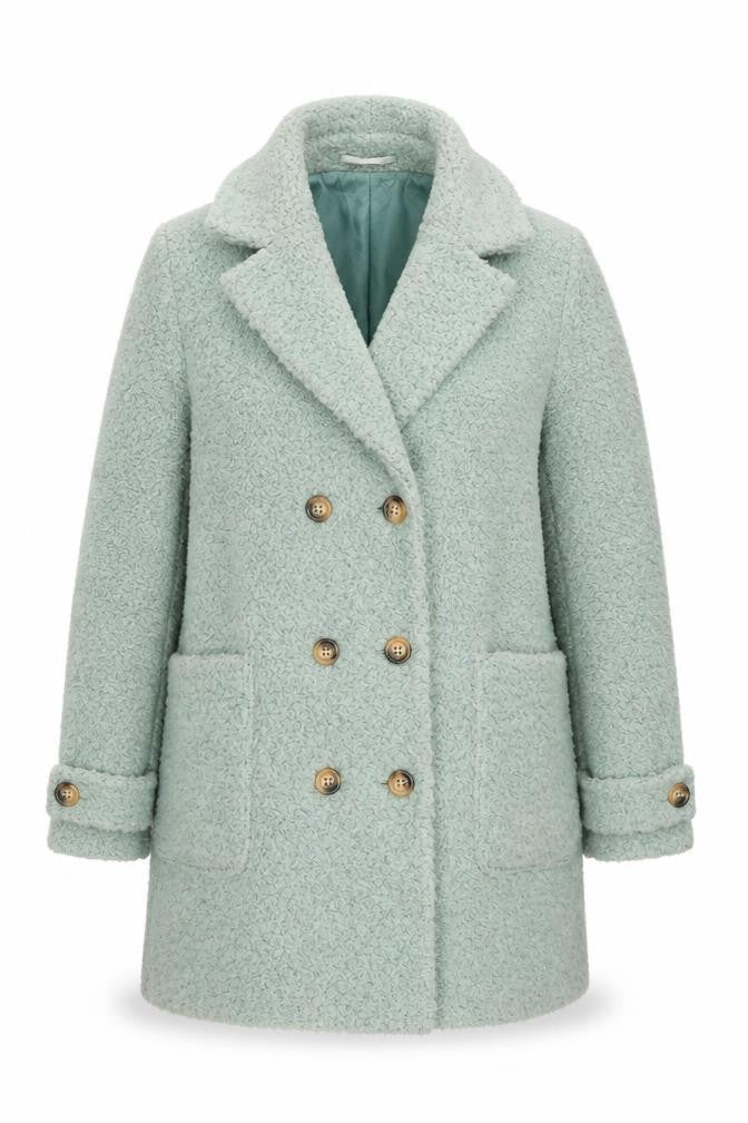 Marks & Spencer Women's Green Pea Coat Size 16