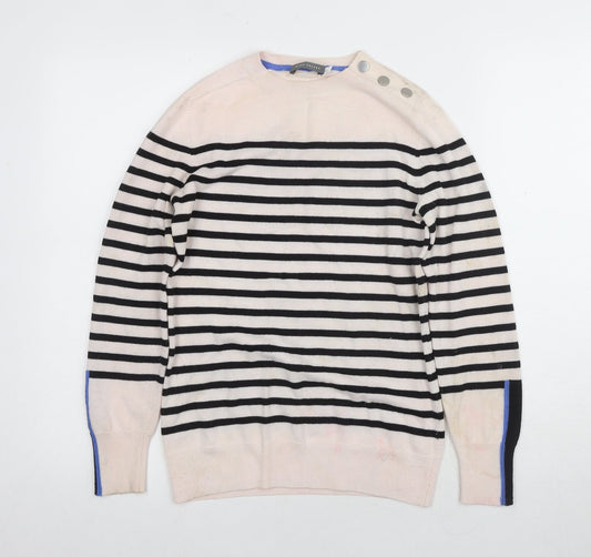 Mint Velvet Women's Multicoloured Striped Pullover XS