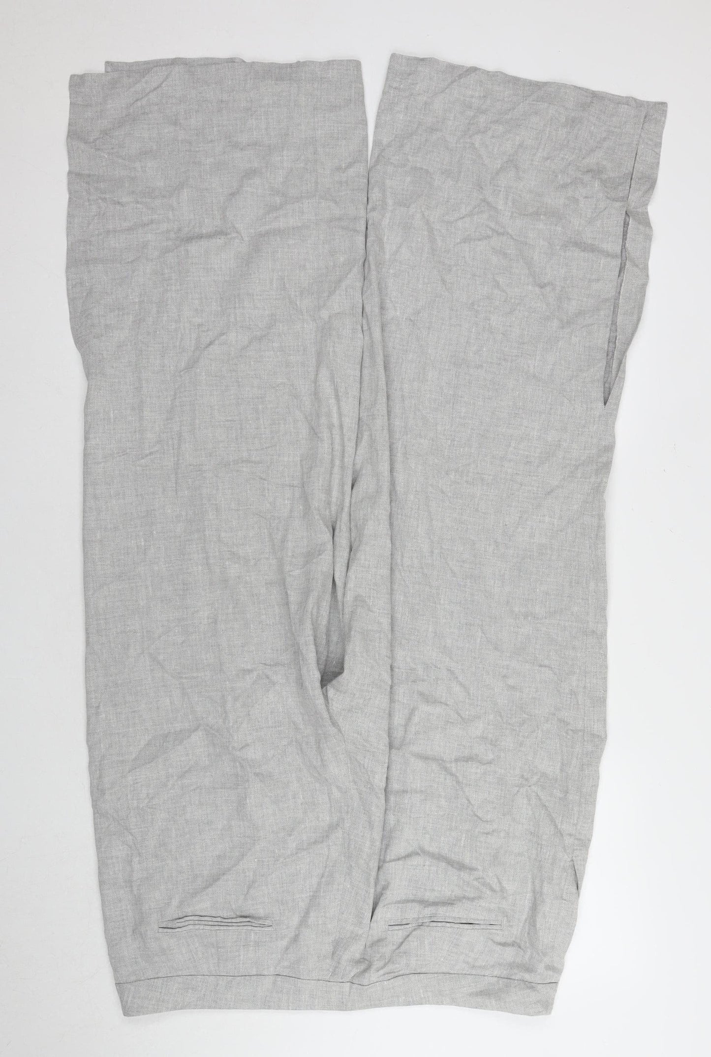 Marks and Spencer Women's Grey Trousers UK 18