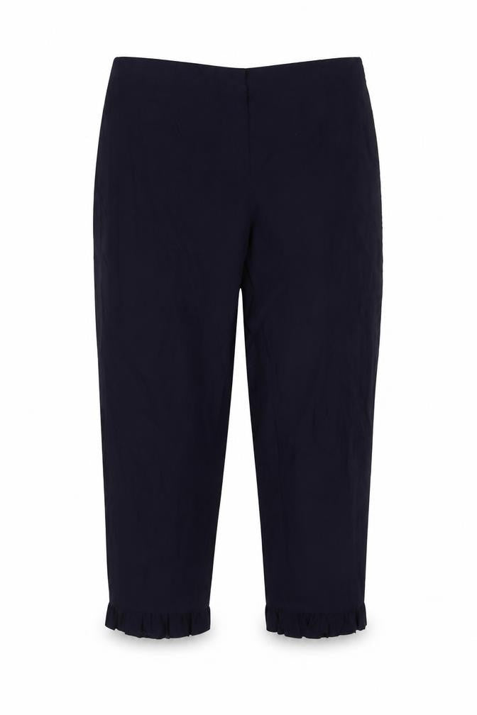 Ficelle Paris Women's Blue Cropped Trousers Size 8