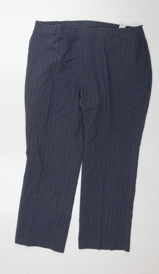 Marks and Spencer Women's Blue Dress Pants Size 18