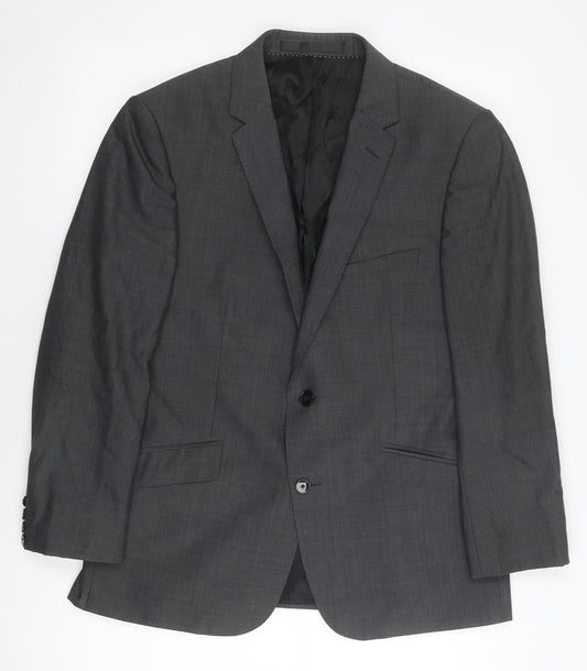 Kin by John Lewis Men's Grey Slim Fit Blazer 40S Slim Business