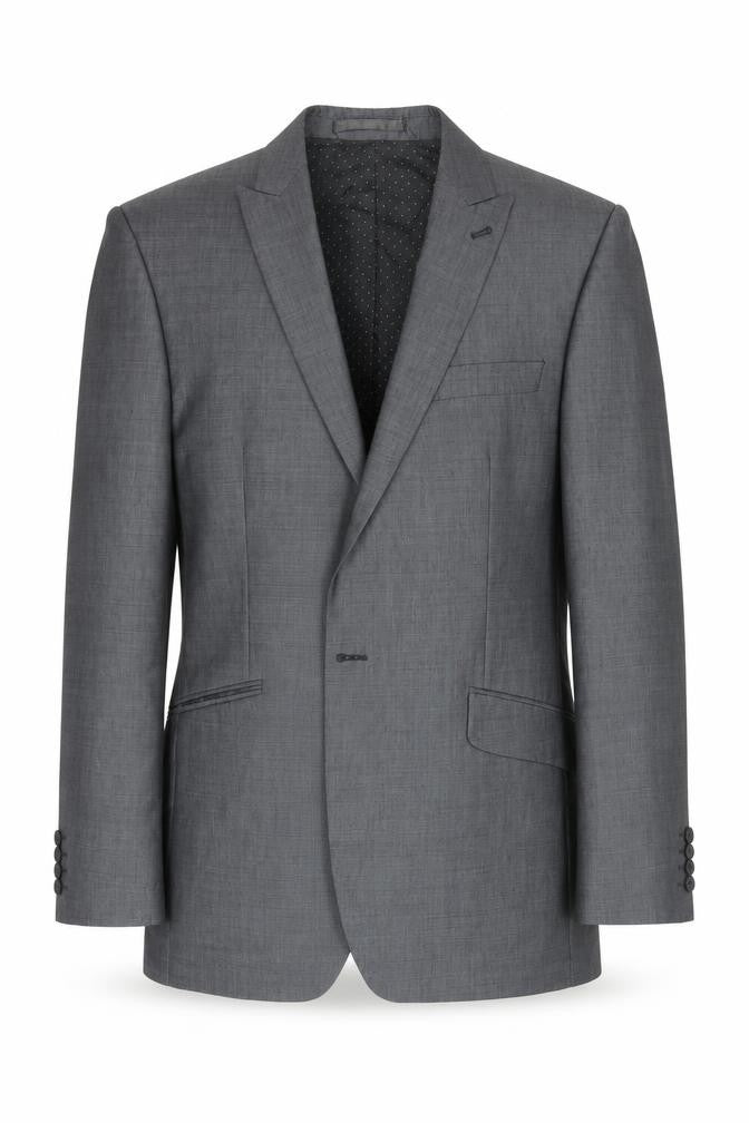 Jasper Conran Men's Grey Suit Jacket, Size 40L, Excellent