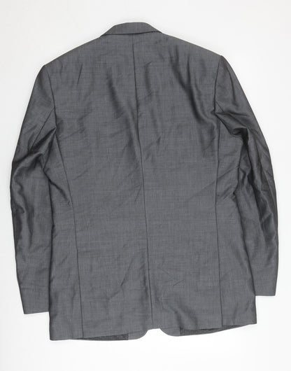 Jasper Conran Men's Grey Suit Jacket, Size 40L, Excellent