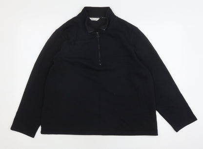Berkert V Women's Black Pullover Sweatshirt Size 16