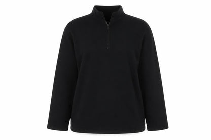 Berkert V Women's Black Pullover Sweatshirt Size 16