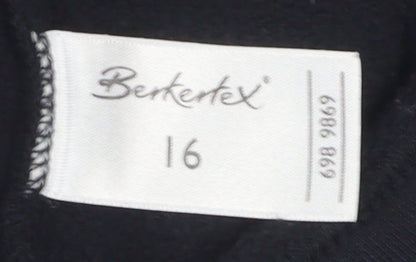 Berkert V Women's Black Pullover Sweatshirt Size 16