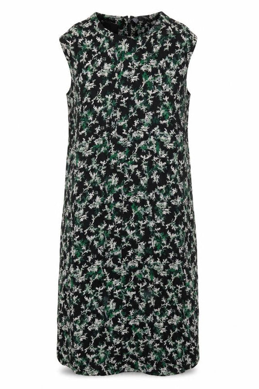 & Other Stories Women's Floral Black Shift Dress 12