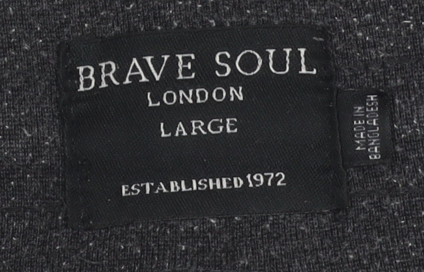 Brave Soul Women's Black Jogger Trousers L