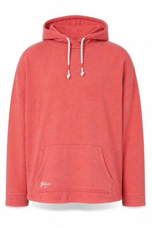 FatFace Men’s Pink Pullover Hoodie M Classic Style