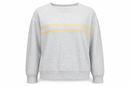Hush Women's Grey Pullover Sweatshirt L