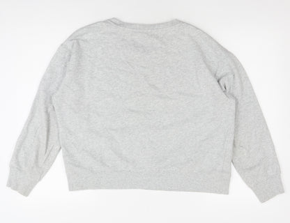 Hush Women's Grey Pullover Sweatshirt L