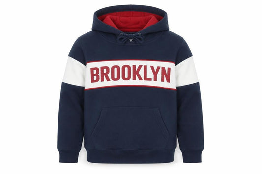 Brave Soul Men's Blue Pullover Hoodie, Medium, Urban Style