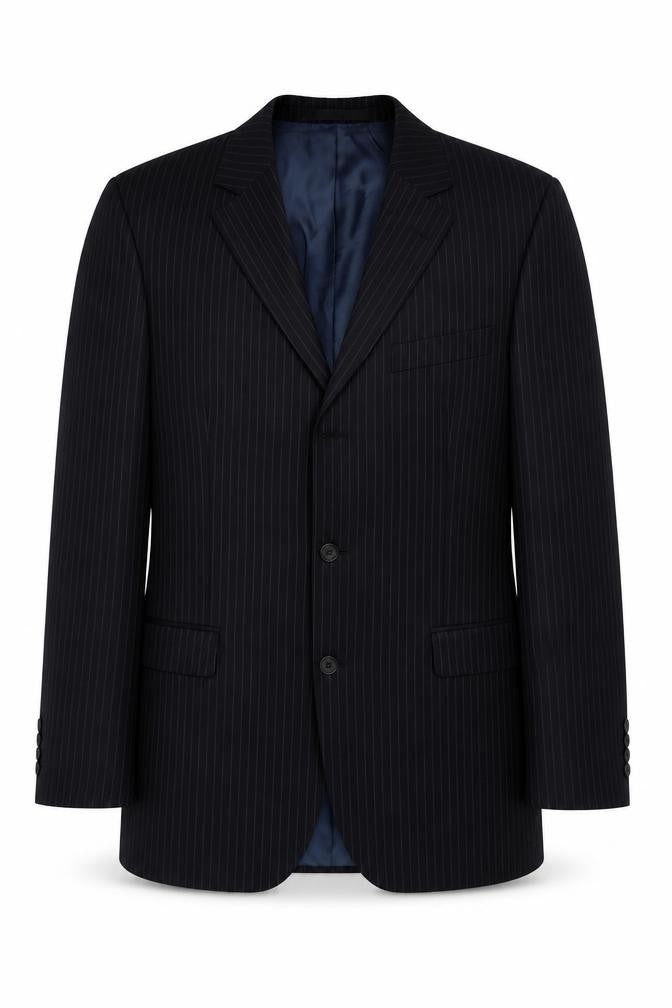 Marks & Spencer Men's Black Pinstripe Blazer 40R