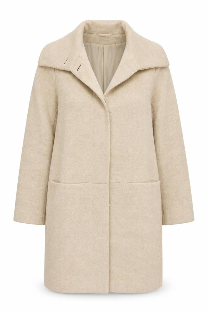 Marks & Spencer Beige Women's Overcoat Size 12