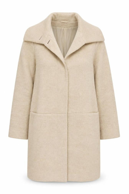 Marks & Spencer Beige Women's Overcoat Size 12