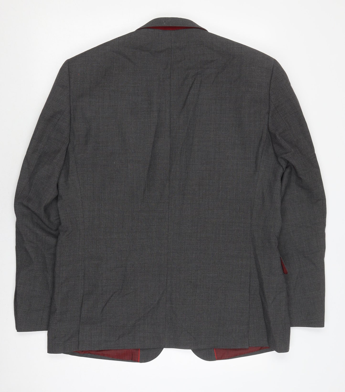 Next Men's Grey Blazer Size 42R Regular Fit