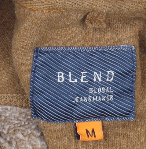 Blend Men's Brown M Pullover Hoodie Fleece Hooded