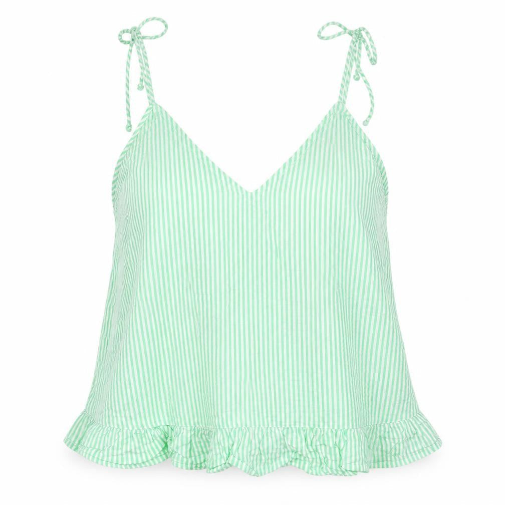 ASOS Green Striped Camisole Blouse UK 12