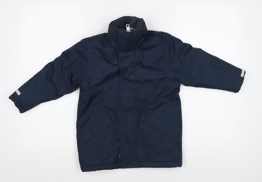 Hill & Woods Boys Blue Puffer Jacket XS Winter Coat