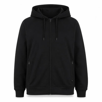 Northwest Men's Black Hooded Zip Jacket - XS