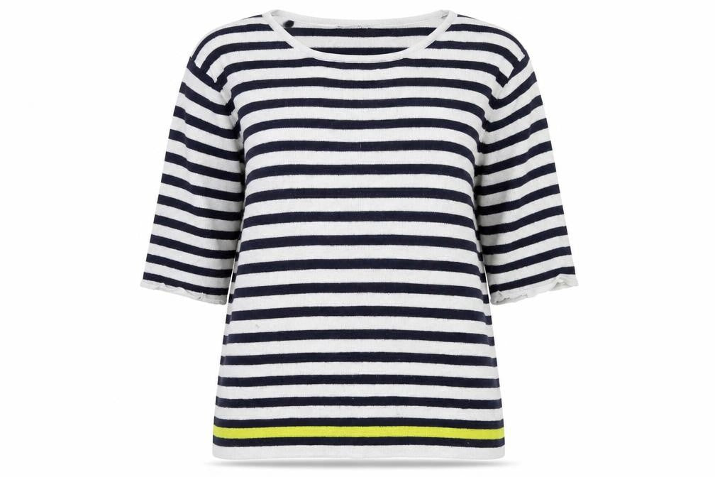 Mango Women's Striped Pullover Jumper, Size 12