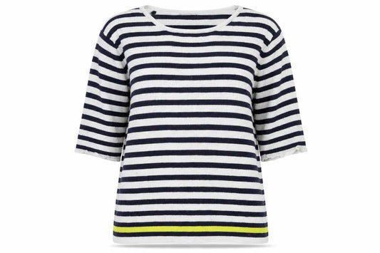 Mango Women's Striped Pullover Jumper, Size 12