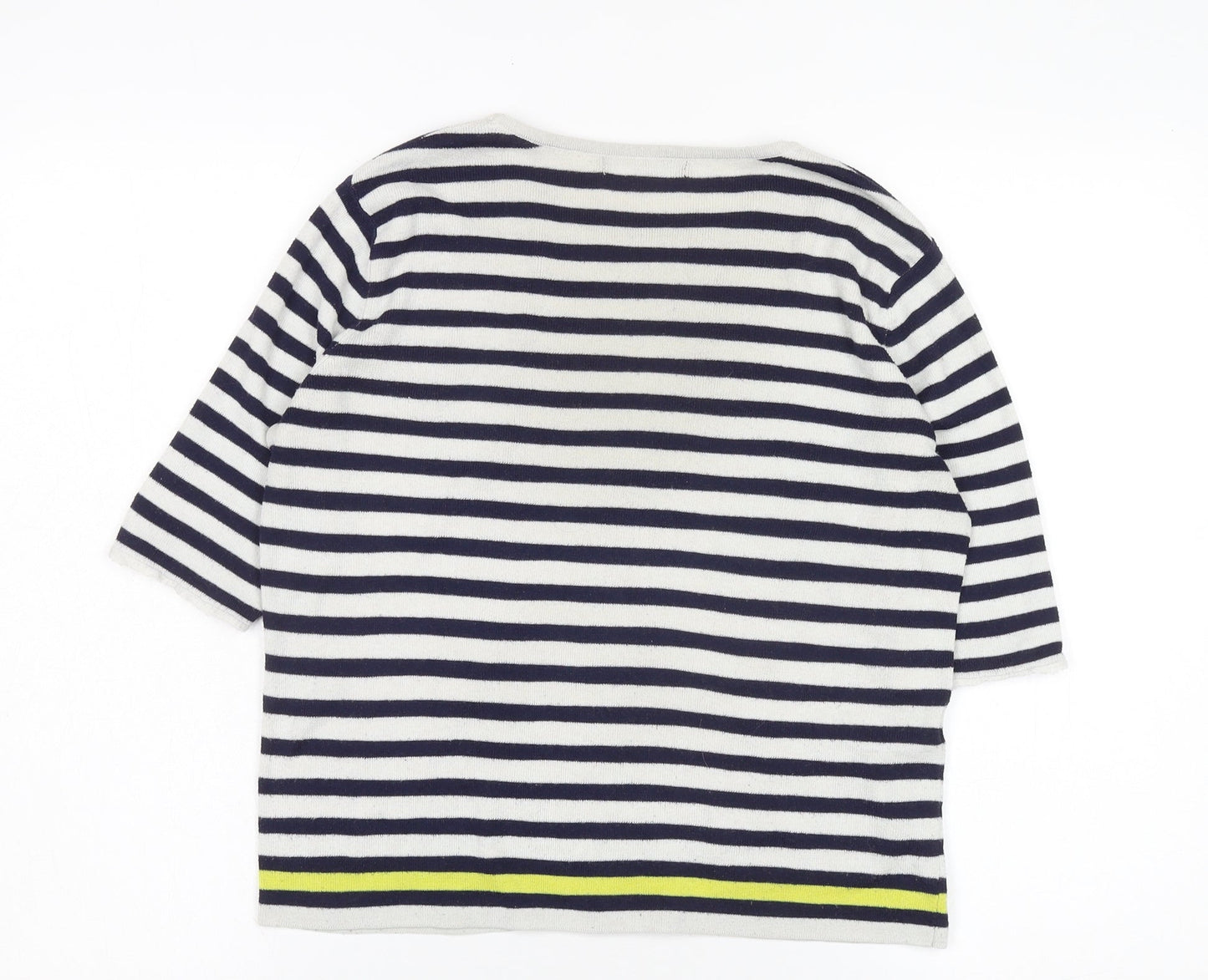 Mango Women's Striped Pullover Jumper, Size 12