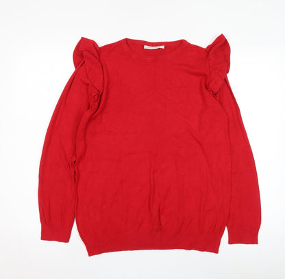 JoJo Maman Bébé Women's Red XL Pullover Jumper