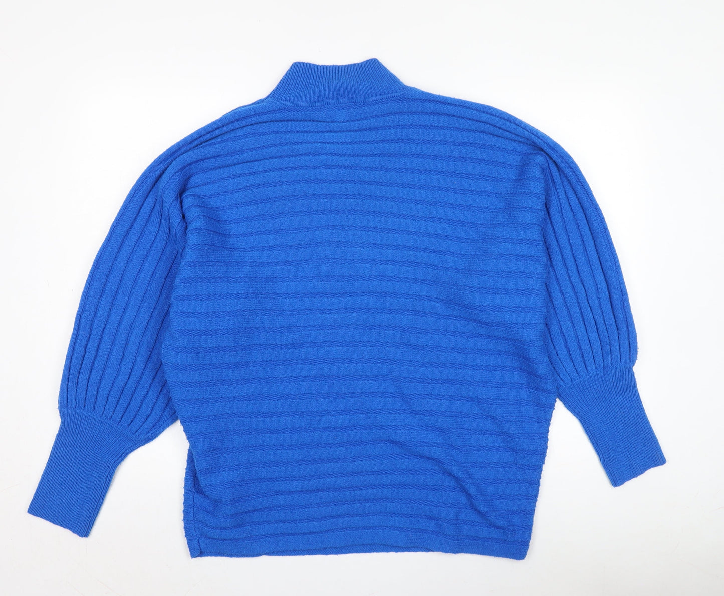Monsoon Women's Blue High Neck Pullover Jumper – Size L