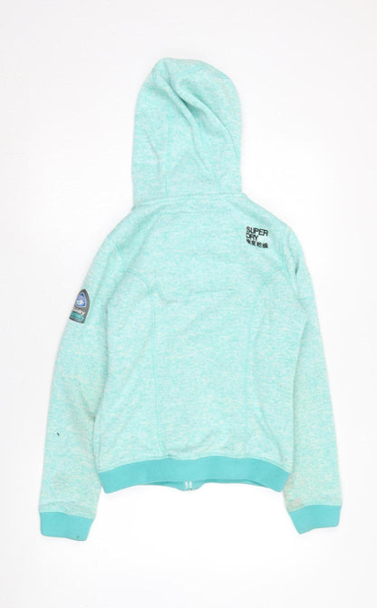 Superdry Women's Green Hooded Jacket Size S