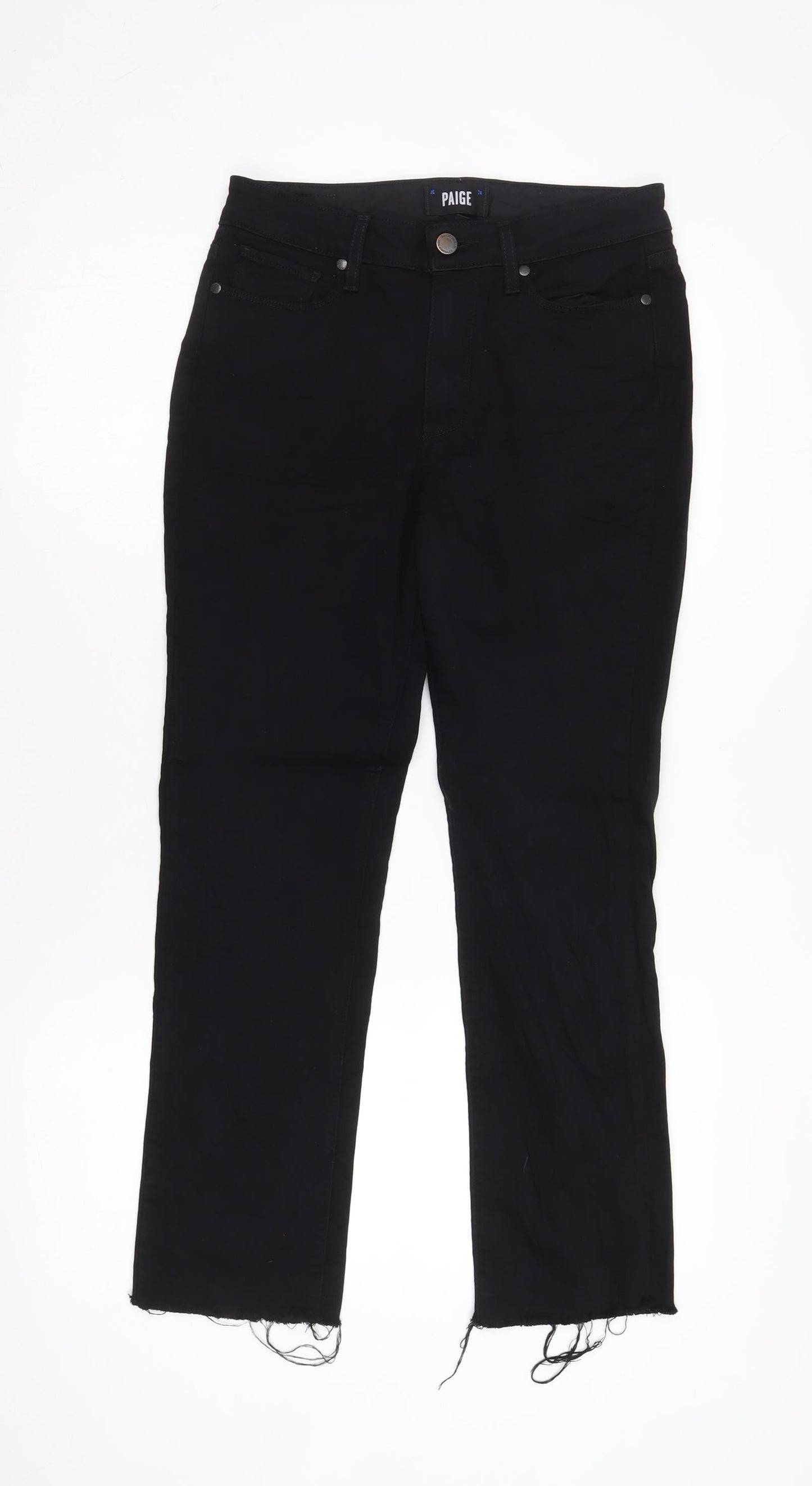 PAIGE Women's Black Straight Jeans Size 6