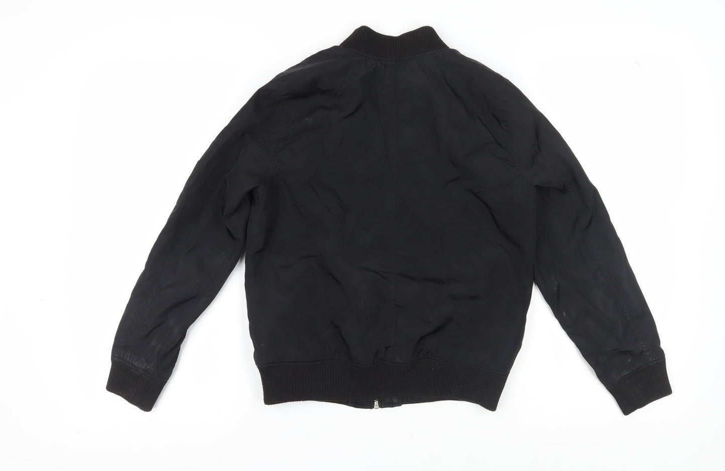 New Look Women's Black Bomber Jacket Size 6 Petite