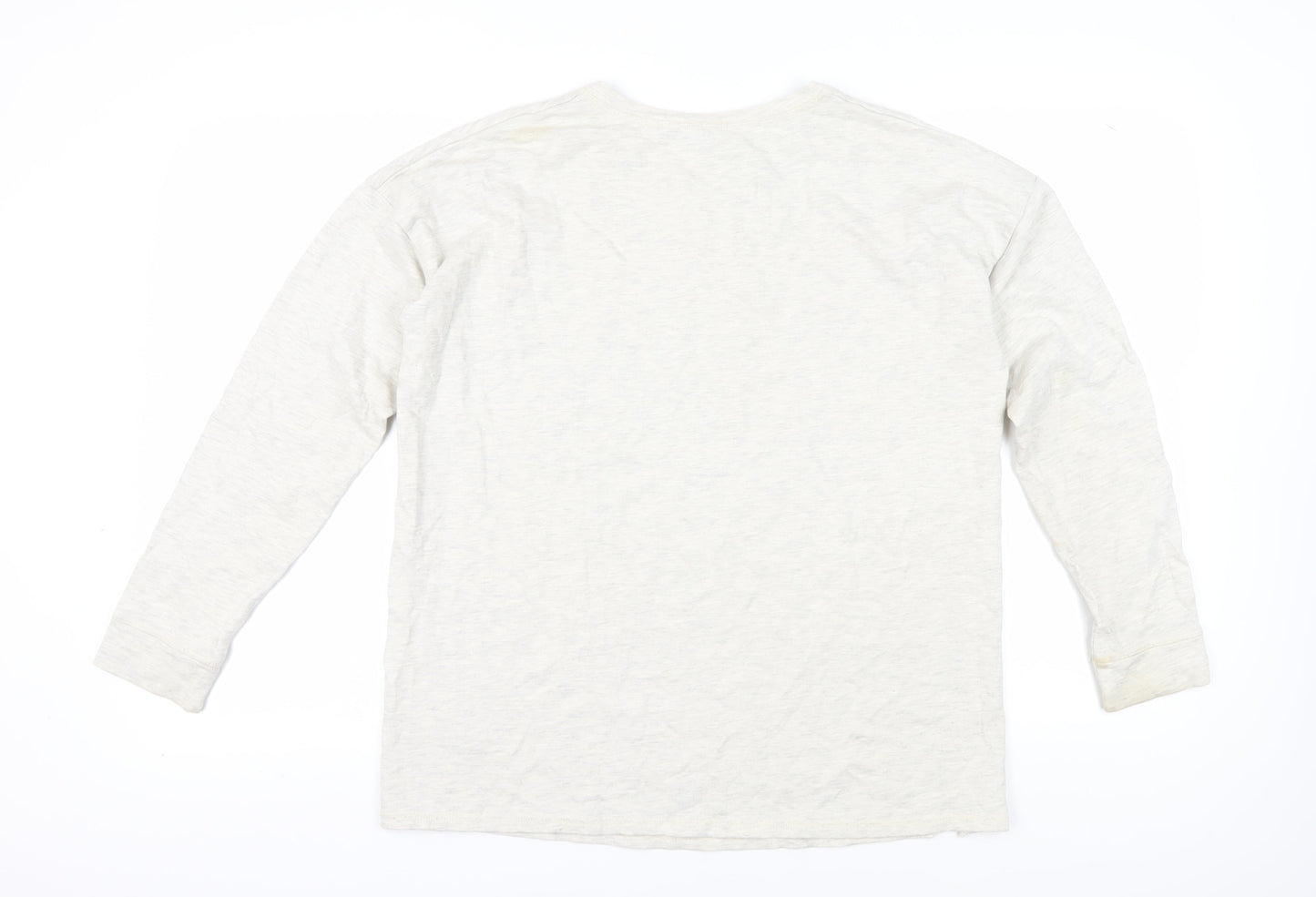 Next Women's Ivory Long Sleeve Pullover Sweatshirt UK 16