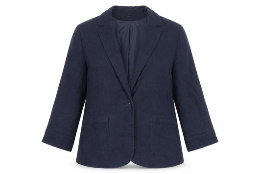 BHS Women's Blue Blazer, Size 14, Regular Fit, Lined
