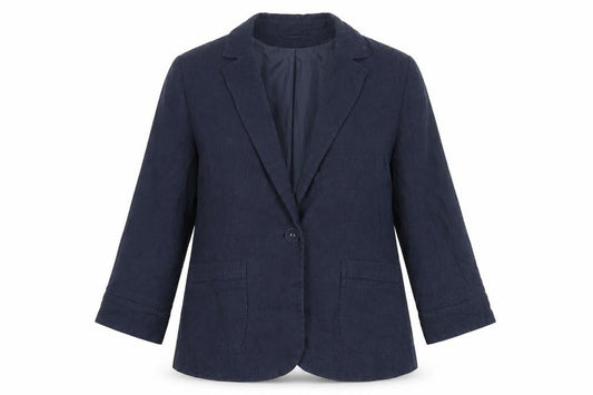 BHS Women's Blue Blazer, Size 14, Regular Fit, Lined