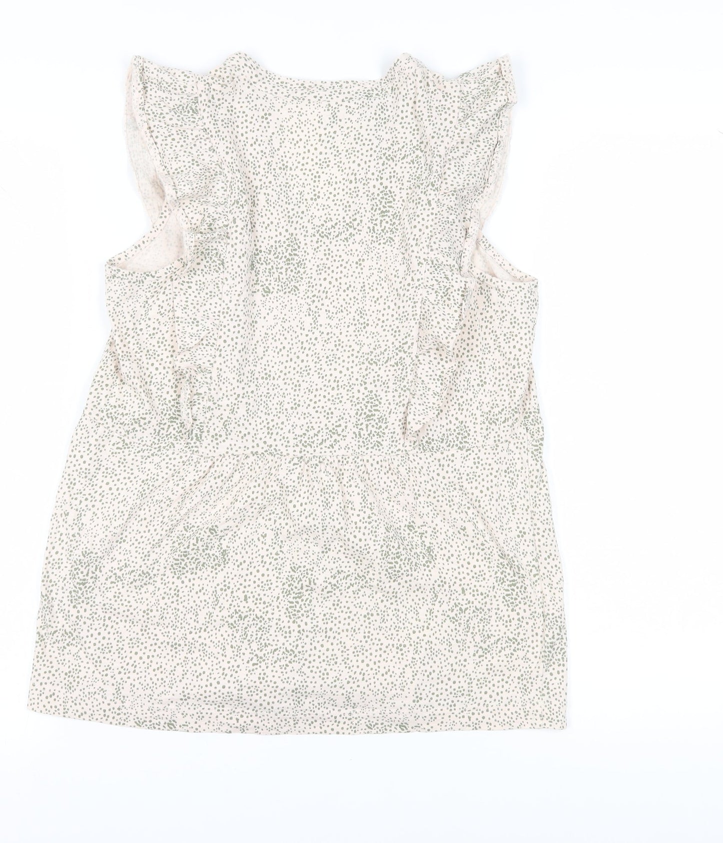 M&Co Women's Beige Floral Blouse Size 12