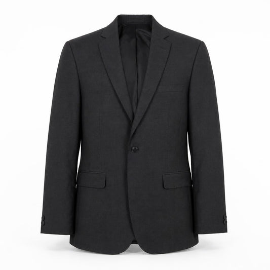 Moss London Men's Black Slim Fit Blazer, Size 42R, Elegant