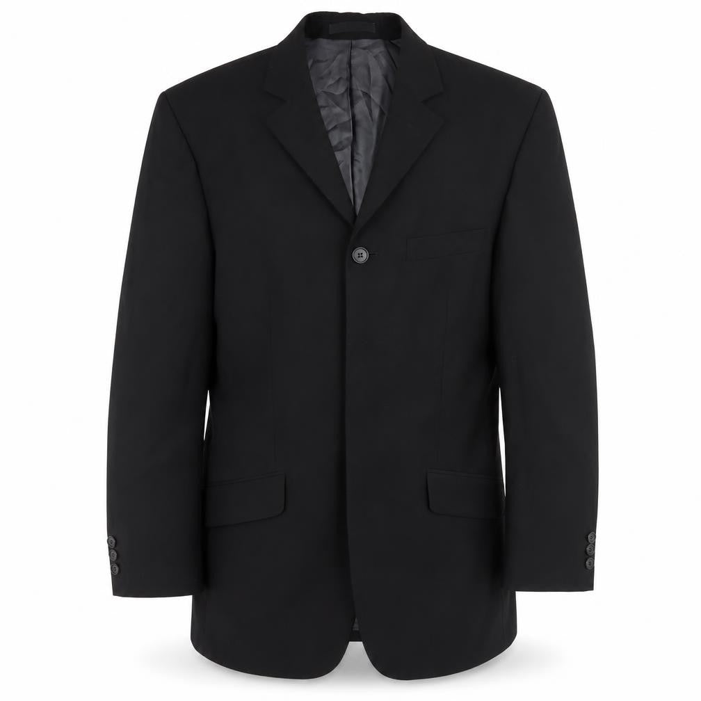 River Island Black Men's Blazer, Size 36R Regular Fit