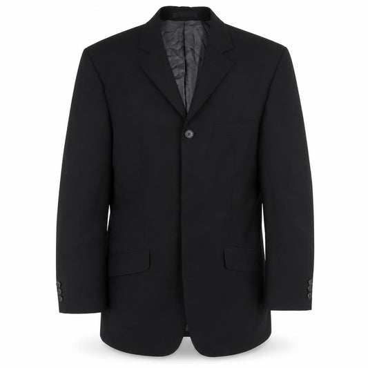 River Island Black Men's Blazer, Size 36R Regular Fit
