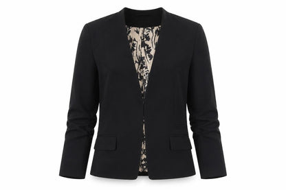 H&M Women's Black Blazer, Size 6, Single Breasted