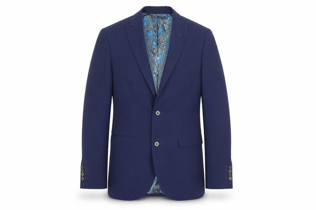 Next Mens Blue Blazer 36R Regular Fit 2-Button Formal