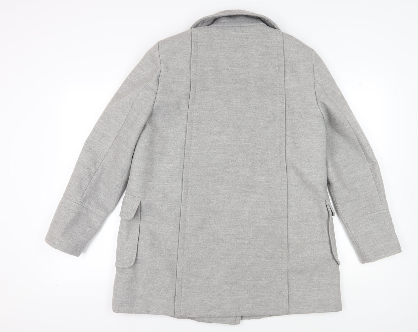 Dorothy Perkins Women's Grey Pea Coat Size 16