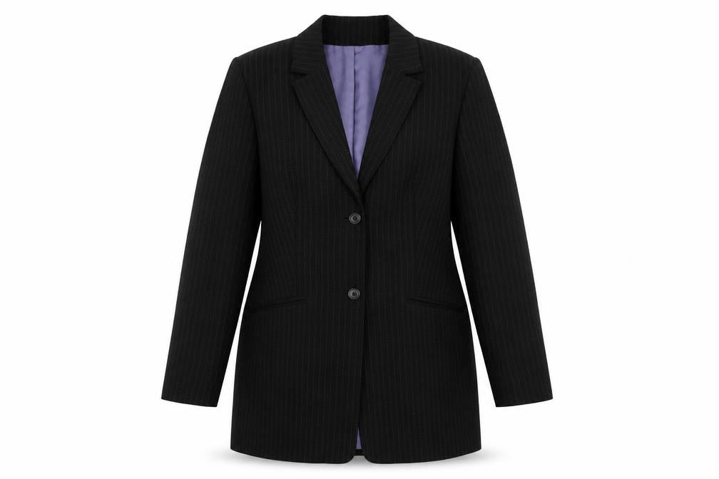 Dorothy Perkins Women's Black Pinstripe Suit Jacket 16