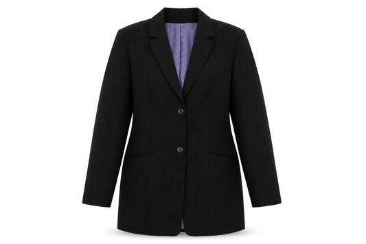 Dorothy Perkins Women's Black Pinstripe Suit Jacket 16