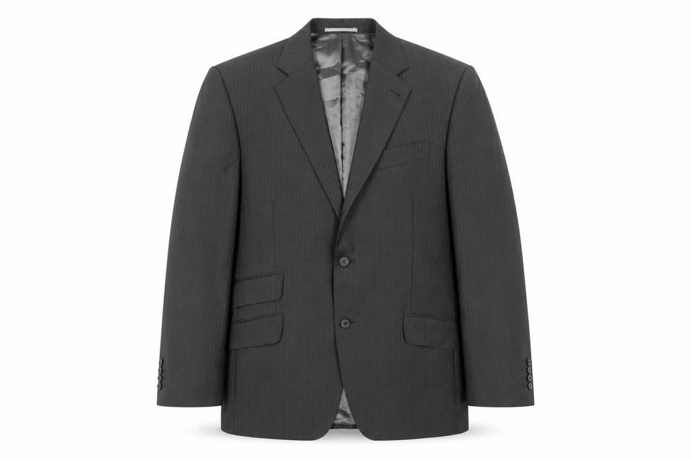 Next Men's Black Blazer 40S Wool Short Jacket