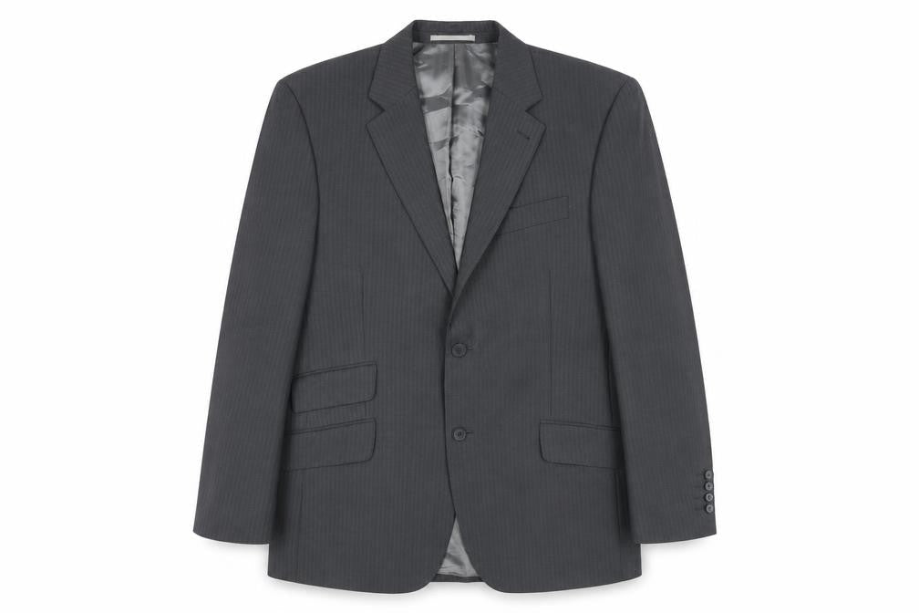 Next Men's Grey Wool Blazer 40S